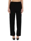 Fabiana Filippi Viscose Pants In Black