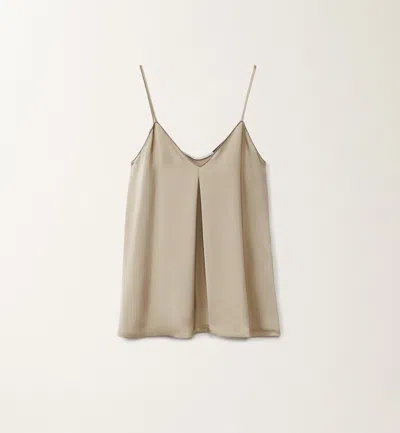 FABIANA FILIPPI VISCOSE SATIN LINGERIE TOP