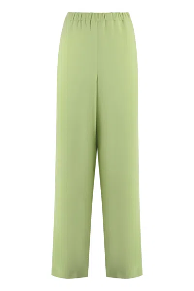 Fabiana Filippi Viscose Trousers In Green