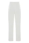 Fabiana Filippi Viscose Trousers In White