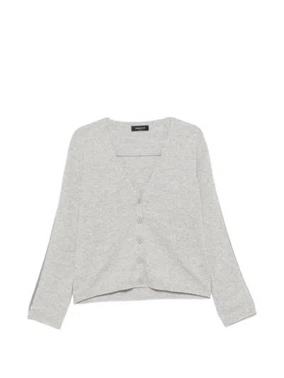 Fabiana Filippi V-neck Cardigan In 그레이