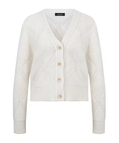 Fabiana Filippi V-neck Cardigan In White