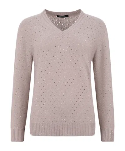 Fabiana Filippi V-neck Sweater In Multi