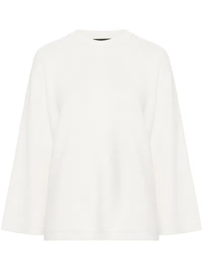 Fabiana Filippi Waffle-knit Sweater In White