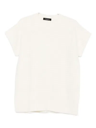 Fabiana Filippi Waffle-knit Top In White