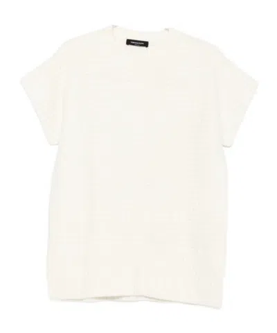 FABIANA FILIPPI WAFFLE-KNIT TOP