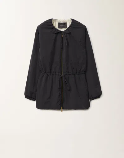 Fabiana Filippi Wavy Technical Jacket In Blue