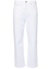 Fabiana Filippi Five-pockets Tapered Jeans In White