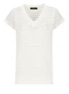 Fabiana Filippi Cotton Crochet Jumper With Sequins