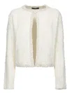 Fabiana Filippi White Cotton Knitwear In Yellow
