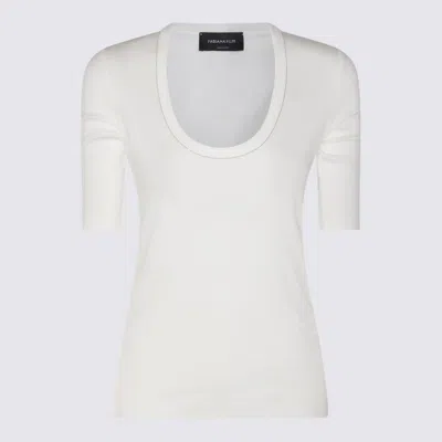 Fabiana Filippi White Cotton T-shirt In Blanco