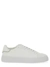 Fabiana Filippi White Leather Sneakers With Classic Lace-up Design In White
