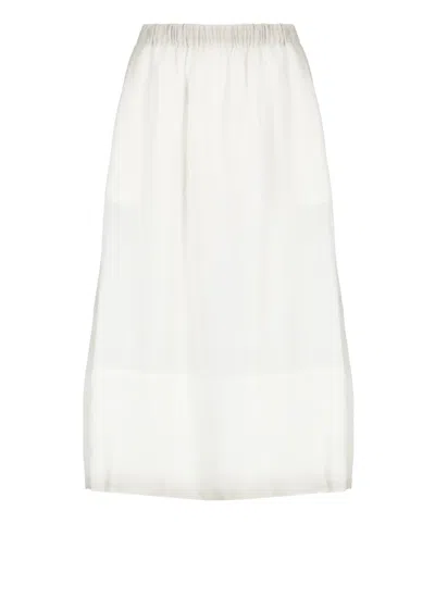 Fabiana Filippi White Linen Skirt