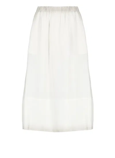 Fabiana Filippi White Linen Skirt