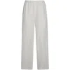 Fabiana Filippi Viscose-linen Blend Trousers In White