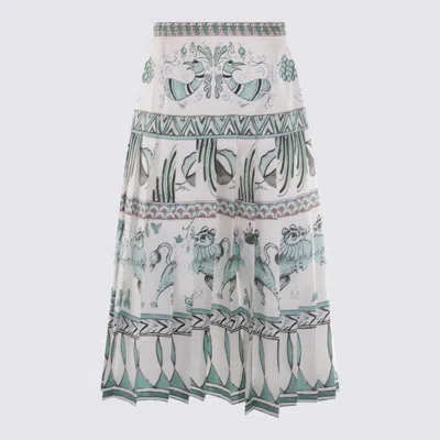 FABIANA FILIPPI FABIANA FILIPPI WHITE SILK SKIRT
