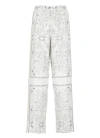 FABIANA FILIPPI WHITE SILK TROUSERS