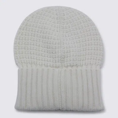 Fabiana Filippi Comfortable Stretch Fit Waffle Knit Hat In Gray