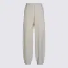 Fabiana Filippi Relaxed Trousers With Glitter And Cuffs In Brown