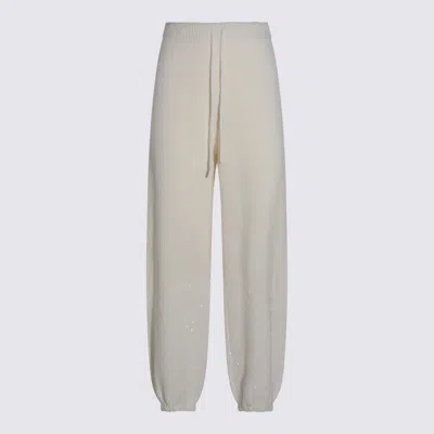 FABIANA FILIPPI FABIANA FILIPPI WHITE WOOL PANTS