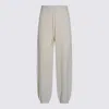 Fabiana Filippi Relaxed Trousers With Glitter And Cuffs In Neutral