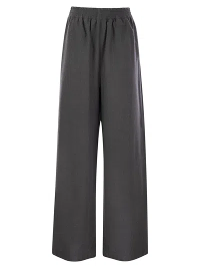 FABIANA FILIPPI FABIANA FILIPPI WIDE FLANNEL TROUSERS