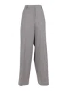 Fabiana Filippi Wide-leg Ankle-length Trousers In Gray