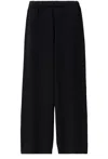 Fabiana Filippi Straight Leg Trousers With Elastic Waistband In Black