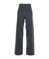 Fabiana Filippi Wide-leg Casual Pants In Gray