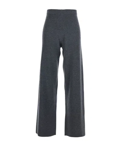 Fabiana Filippi Wide-leg Casual Pants In Gray