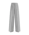 Fabiana Filippi Bi-stretch Wide-leg Trousers In Gray