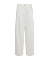 Fabiana Filippi Wide-leg Cropped Trousers In White