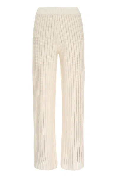FABIANA FILIPPI WIDE LEG KNITTED TROUSERS