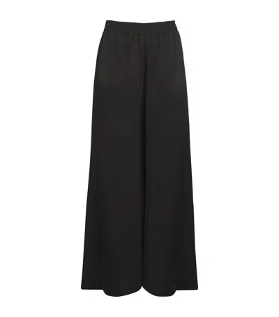 Fabiana Filippi Wide-leg Nero Trousers In Black