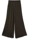 Fabiana Filippi Wide-leg Palazzo Pants In Brown