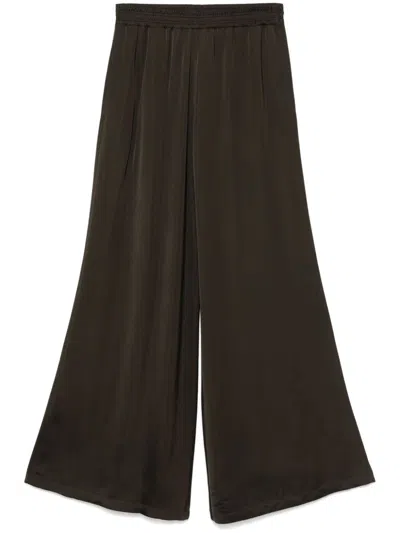 Fabiana Filippi Wide-leg Palazzo Pants In Brown