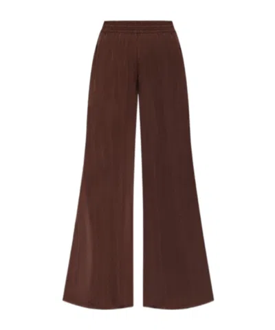 Fabiana Filippi Wide-leg Palazzo Pants In Brown