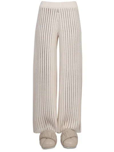 Fabiana Filippi Relaxed Fit Wide Leg Pants In Beige
