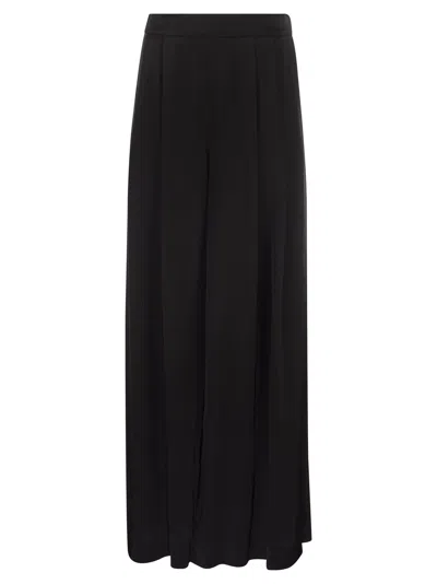 Fabiana Filippi Wide Leg Pants In Black