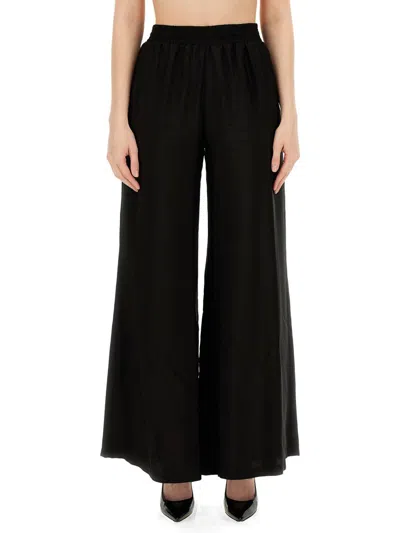 Fabiana Filippi Wide Leg Pants In Black