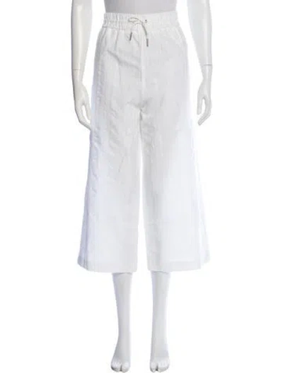 Pre-owned Fabiana Filippi Wide Leg Pants In White