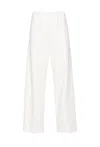 Fabiana Filippi Wide-leg Relaxed Pants With Elastic Waistband In Neutral