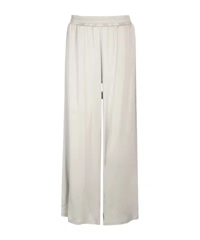 FABIANA FILIPPI FABIANA FILIPPI SATIN ELASTICATED WAISTBAND TROUSERS