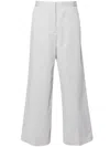 Fabiana Filippi Wide-leg Cashmere Trousers In Grey