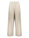 Fabiana Filippi Wide-leg Track Pants In Neutrals
