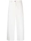 Fabiana Filippi Wide Leg Trousers In Beige