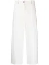 Fabiana Filippi Wide Leg Trousers In Beige