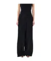 Fabiana Filippi Sleek And Sophisticated Wool And Silk Trousers For Women In Black