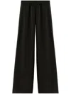 Fabiana Filippi Amelia Fluid Viscose Jogging Trousers In Black
