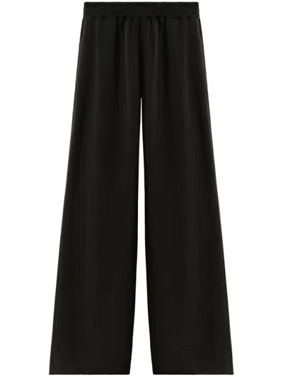 Fabiana Filippi Amelia Fluid Viscose Jogging Trousers In Black  